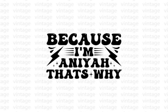 Because I m Aniyah That s Why Embroidery Review