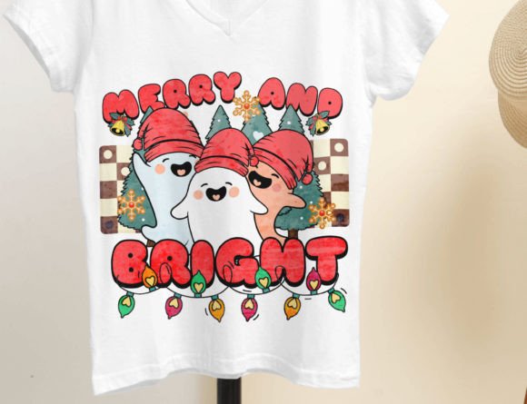 Merry and Bright Ghost Png, Christmas Review