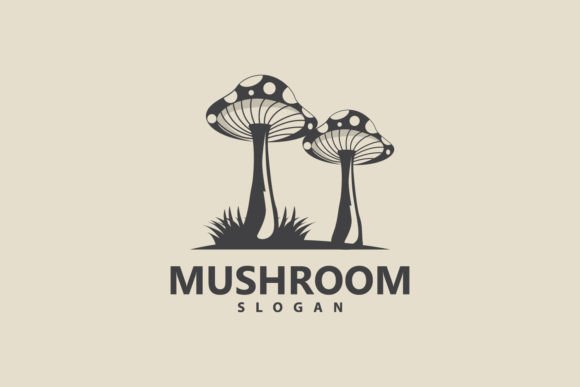 Mushroom Logo Review: Retro Minimalist Embroidery