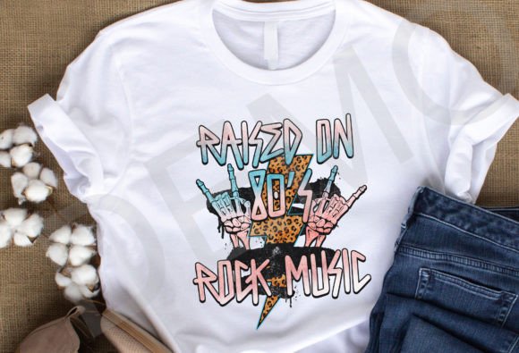 Raised on 80s Rock Music PNG Review