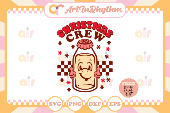 Retro Christmas Crew Milk for Santa Embroidery Review