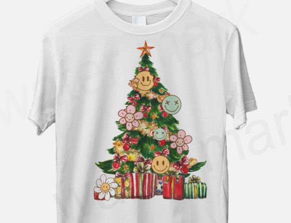Retro Christmas Tree Png Review