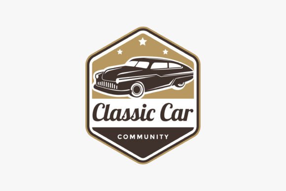 Retro Emblem Classic Car Logo Review