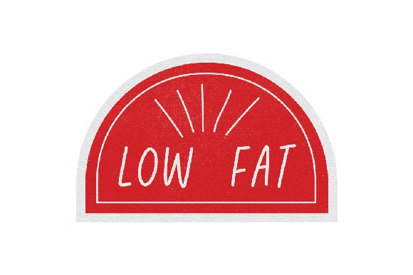 Retro Fruit Label - Low Fat Embroidery Review