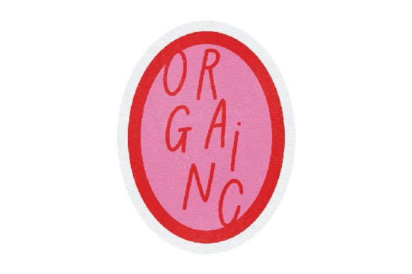 Retro Fruit Label - Organic Embroidery Review