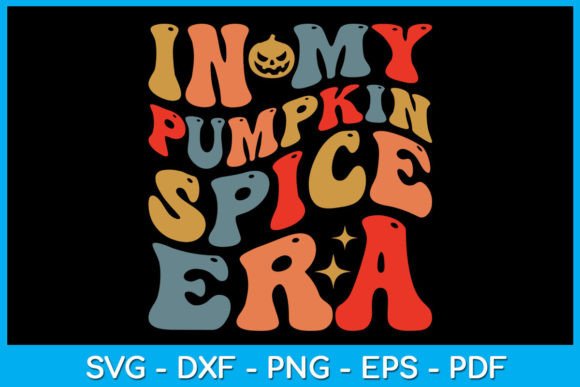 Retro Wavy in My Pumpkin Spice Era Shirt