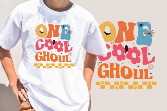 Stylish Ghoul Trendy Tee Design SVG